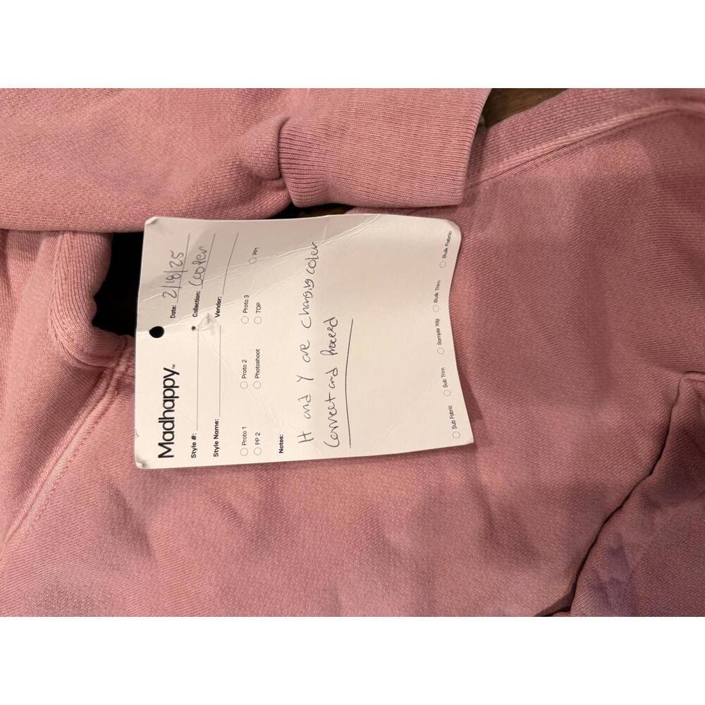 MadHappy Pink Hoodie with Multicolor Logo - Picture 3 of 3